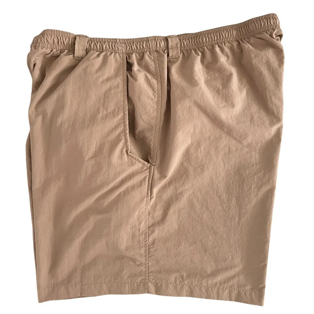 Columbia‎ PFG Performance Fishing Shorts Tan Mens XL Pockets Outdoor Athletic